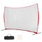 16 x 10 Feet Portable Sports Barrier Netting with Powder Coated Steel Pipe Base and Carry Bag